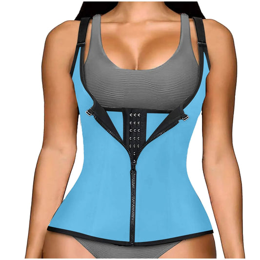 Shapewear Reducing And Shaping Girdles For Women Waist Trainer Sleeveless Bodysuit Basic Thong Slim Fit Sweatwicking Shapewear