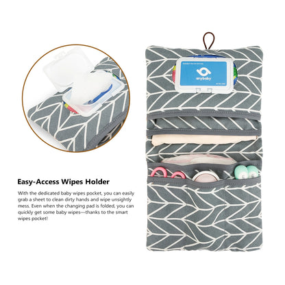 Travel Diaper Bag Diaper Compartment Diaper Organizers Diaper Holder Portable Button Diaper Container Polyester Cotton Baby Stor