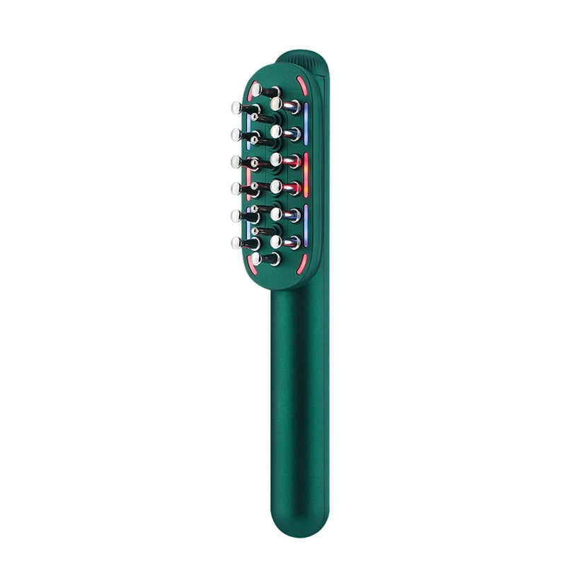 Hair Led Brush Electric Laser Hair Growth Comb Anti Hair Loss Massage Therapy Infrared RF Red Light EMS Massager