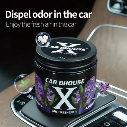Car Air Freshener Solid Cologne Lavender Lemon Auto Accessories Vanilla Good Smell Odor Eliminator Essential For Home Closet
