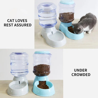 3.8L Water Fountain Drink Bowl Automatic Pet Feeder Large Cat Dog Food Dispenser Large Capacity Pet Drinking Bowl Cat Supplies