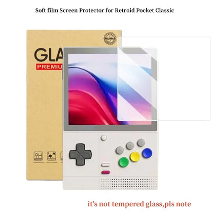 Retroid Pocket Classic Film Screen Protector Scratch-Resistant Retroid Classic Console HD Screen Protectors Films Accessories