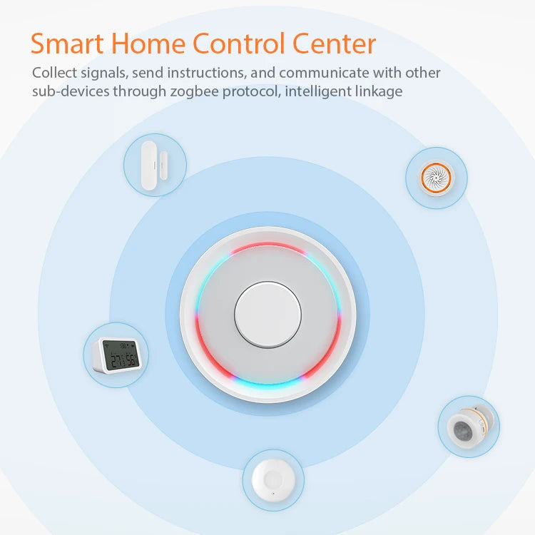 NEO Tuya ZigBee Gateway Tuya Smart ZigBee Hub Gateway Smart Home Bridge Remote Controller Works With Homekit Tuya Smart Gateway