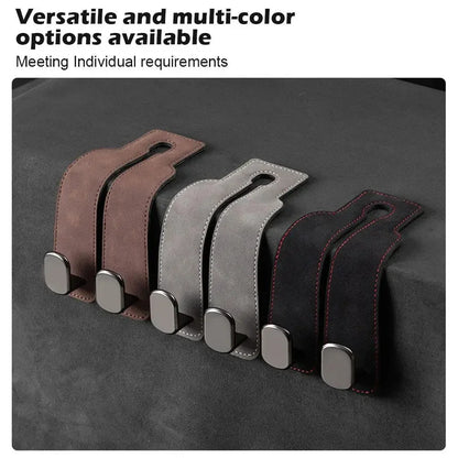 2 in 1 Car Hook For Car Rear Seat Back Hooks Headrest Hanger Clip Universal Double Hooks Holder Storage Car Interior Accessories