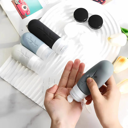 17 travel bottles for toiletries, leak proofand refillable liquidshampooandconditioneressentialfor travel toiletries bottles-liu