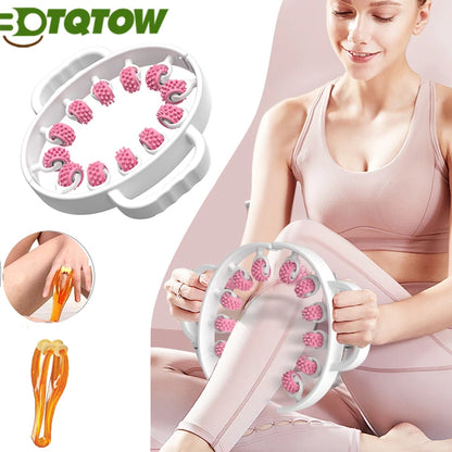 2PCS Foam Roller-Cellulite Massager Roller,Cellulite Remover Muscle Massage Roller for Body,Deep Massage Tool for Relieve Muscle