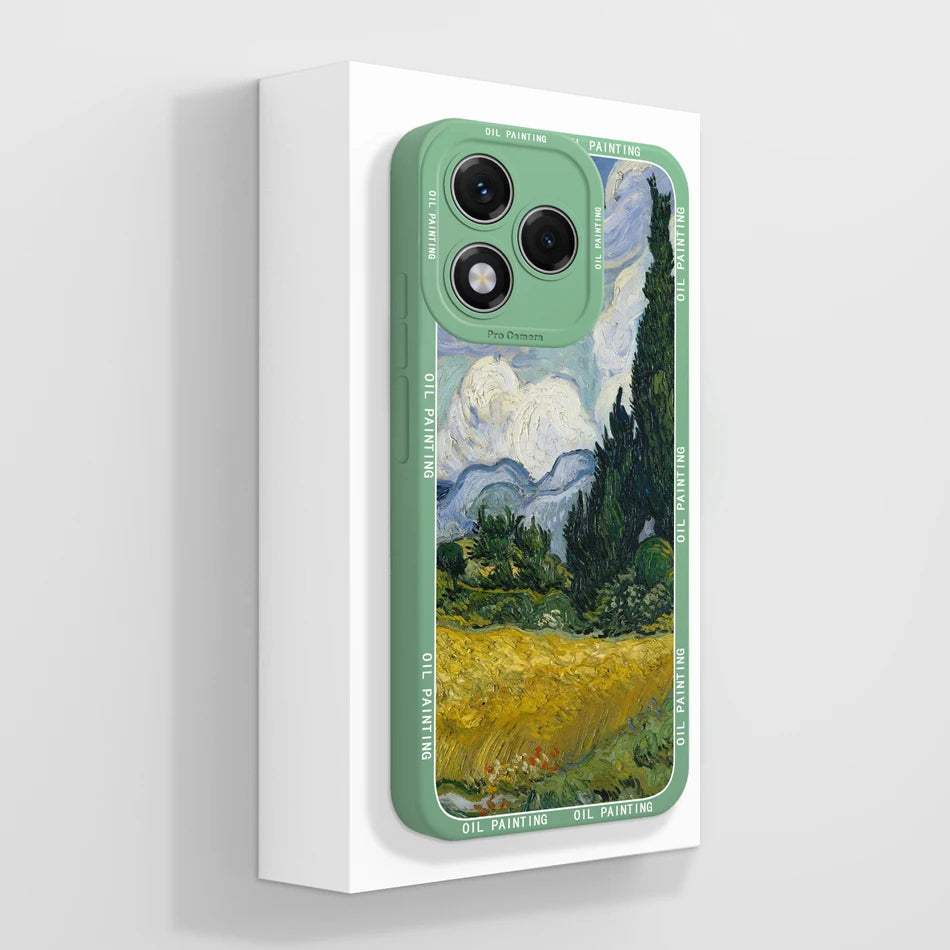 For Honor 400 Lite Case Simple Butterfly Soft Liquid Silicone Full Protection Back Cover For Honor 400Lite 5G Phone Protectors