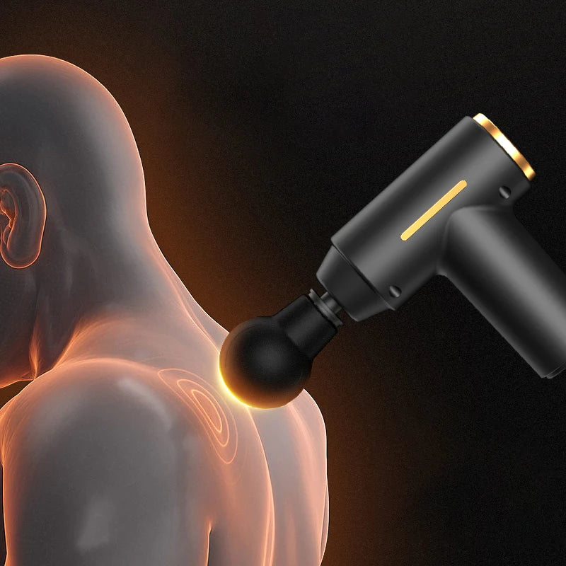 Portable Fascia Gun Deep Tissue Massage Mini Lightweight and Adjustable Speed Massage Equipment Suitable for The Whole Body