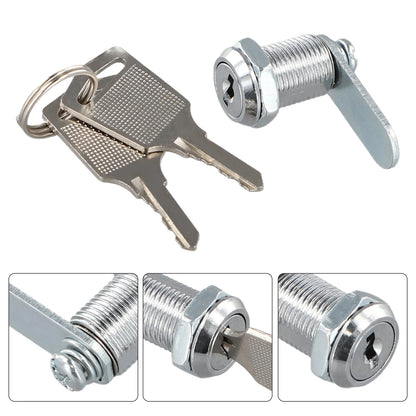 With 2 Key Drawer Lock Locks Hardware Security Furniture Lock Security Locks Stainless Steel Cabinet Mailbox Lock