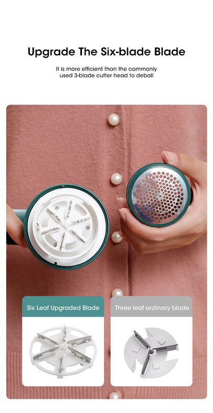 Electric Lint Remover Rechargeable for Clothing Fuzz Remover Sweater Shaver Coat Hair Ball Trimmer Plush Clothing Razor Remover