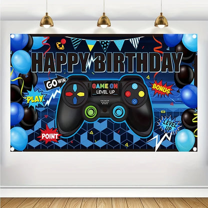 Video Game Background Party Game Themed Party props Video game Party Wall decoration supplies Party decoration supplies