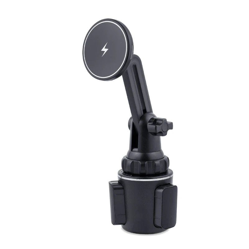 15W Magnetic Wireless Car Mount For MagSafe Cup Holder Car Phone Mount For IOS Phone 12/13/14