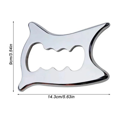 Gua Sha Massage Tool, Stainless Steel Muscle Scraper Massage Tools IASTM Tool for Soft Tissue Mobilization Tool Physical Therapy