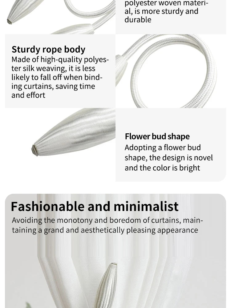 Curtain Buckle Tie Downs No Punch Curtain Tie Downs Curtain Clips Curtain Accessories Simple Curtain Buckle Tie Downs 2pcs