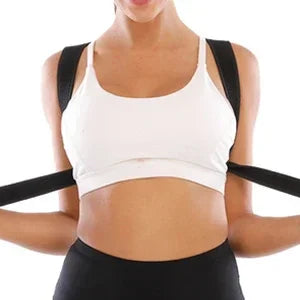 1 Pc Adjustable Posture Corrector With Breathable Upper Back Support Relieves Neck Shoulder And Back Pain Hunchback Correction