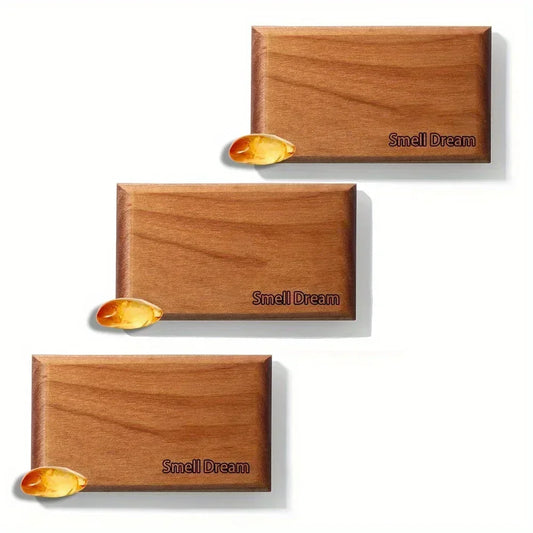 Smell Dream Car Air Freshener - Wooden Deodorizer - Vehicle Odor Remover - Auto Scent Diffuser - Long-Lasting Car Freshening