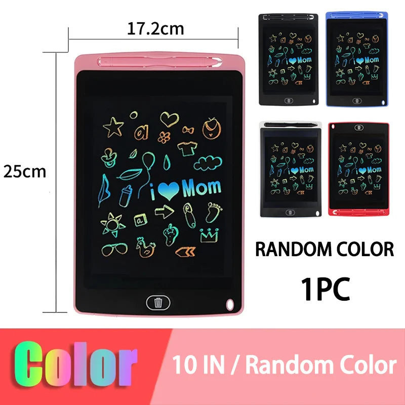 4.4/8.5/10/12 Inch LCD Writing Tablet Electronic Drawing Board Colorful Screen Board Handwriting Paper Drawing Tablet Gift