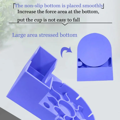 Multicolor Silicone Drain Rack for Tumbler 40oz Cup Drying Racks Straw Cup Lid Holder Water Bottle Accessories Drying Station