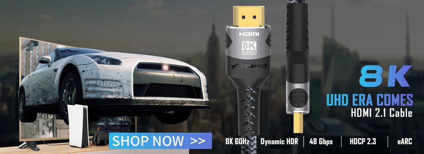 8K HDMI Cable High Speed 48Gbps HDMI 2.1 hdmi to hdmi high definition video Cable 1m 2m 3m 5m for HDTV  Monitor PS4/PS5 Xbox