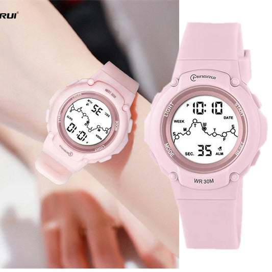 Kids Sport Watches Alarm Stopwatch Children Digital Watch For Boys Girls 30M Waterproof Cartoon Student Electronic Wristwatch