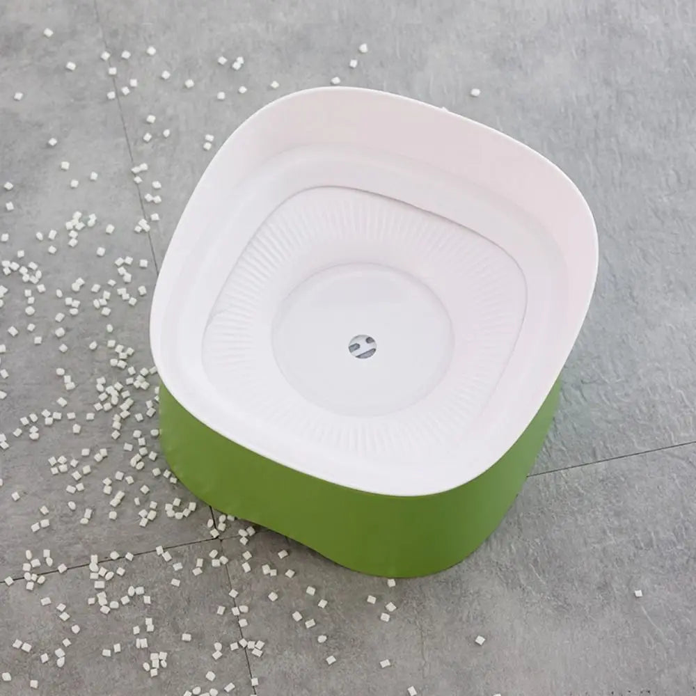 Spill-Proof Dog Floating Bowl No Wet Mouth Detachable Pet Water Dispenser Plastic Large Capacity Automatic Drinking Bowl Home