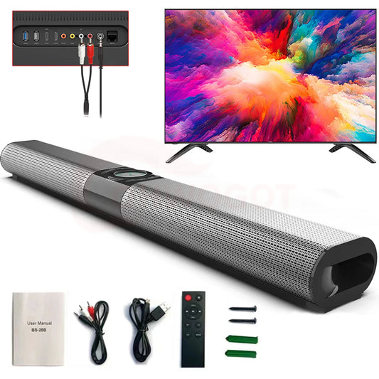 Wireless Soundbar Bluetooth Sound Bar Music System Super Powerful Speaker Wired Surround Stereo Home Theater TV Caixinha De Som