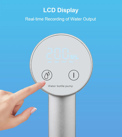 Electric Water Gallon Bottle Pump Foldable Automatic Water Dispenser 19 Liters Bottle Rechargeable Desktop Drinking Water Pump