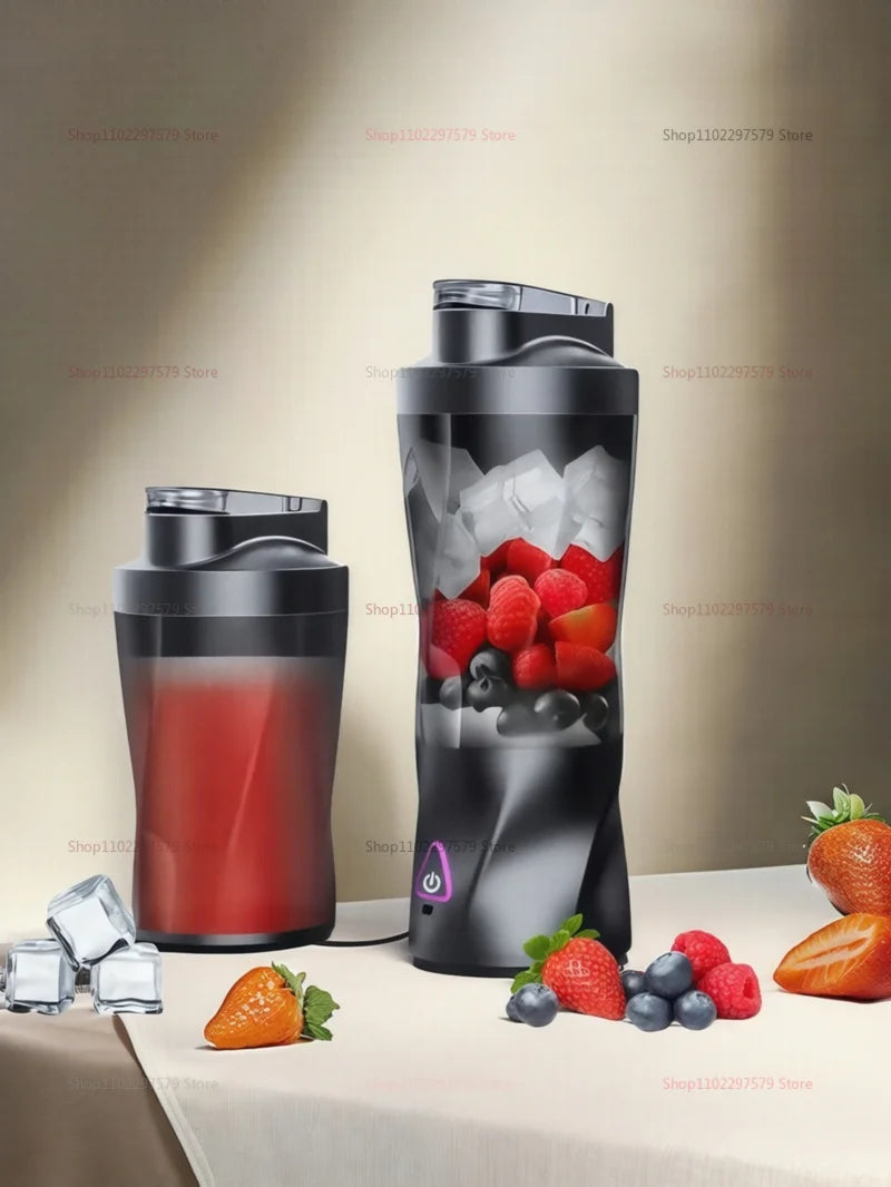 Portable Juicer Blender USB Rechargeable 700ML Large Capacity Fruit Mixer Smoothie Cup for Outdoor Travel Workout Fresh Juice.
