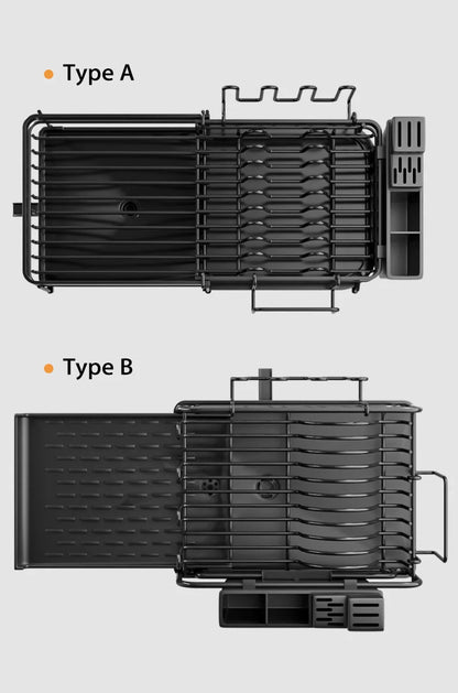 Kitchen Gadgets Sticky Plate Knife Fork Chopsticks Cup Drain Rack Kitchen Retractable Dish Drain Sink Suitable For Kitchen Sinks