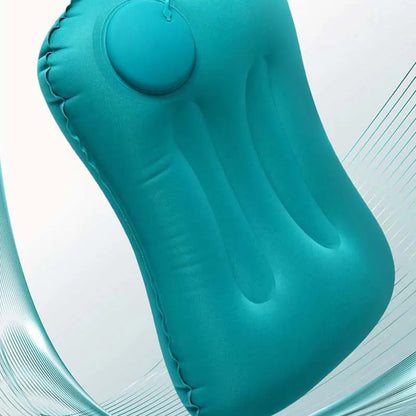 Press Inflatable Pillow Portable Outdoor Travel Pillow Waist Pillow Neck Protector Inflatable U Shaped Pillow