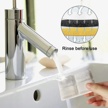 Cat Water Fountain Filter Pet Fountain Replacement Filters with Coconut Activated Carbon Suitable for 2L Water Dispenser