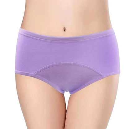 5PCS Menstrual Panties Physiological Pants Teens Breathable Leakproof Briefs Women Postpartum Underwear