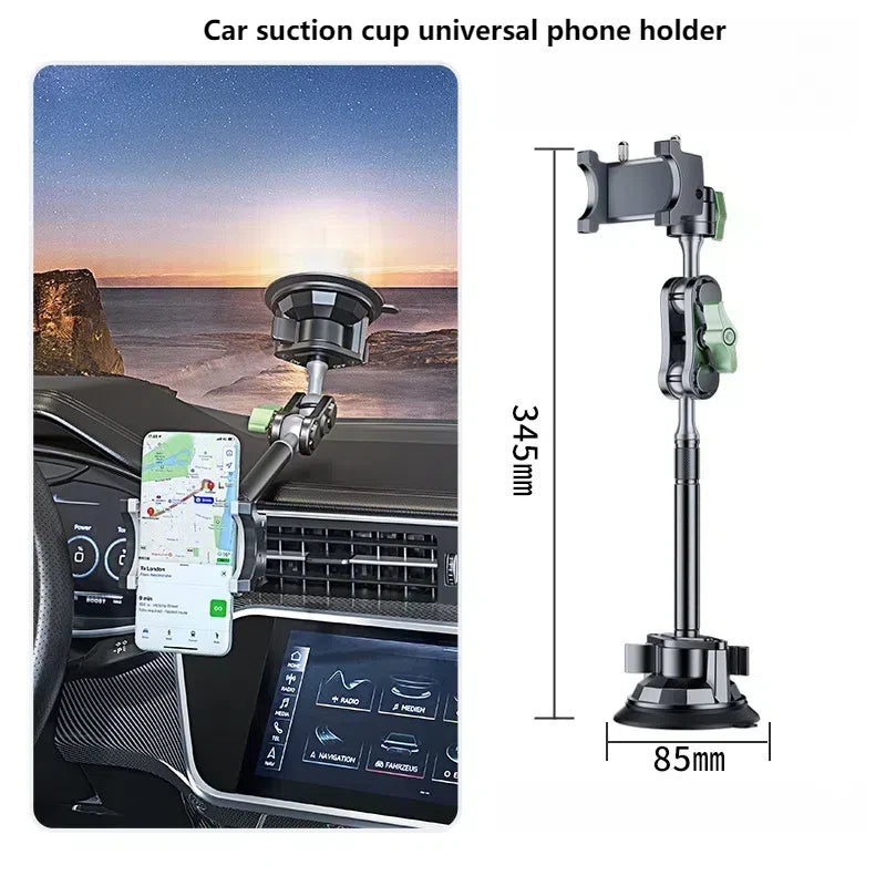 Car Phone Holder Windscreen Mount,Dashboard Phone Holder, Strong Suction Cup Phone Mount ,360°Mobile Phone Holder for Windshield