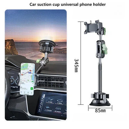 Car Phone Holder Windscreen Mount,Dashboard Phone Holder, Strong Suction Cup Phone Mount ,360°Mobile Phone Holder for Windshield