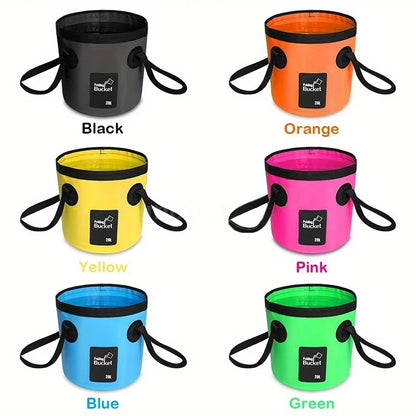 12L 20L Bowl Sink Washing Bag Car Wash Bucket Portable Outdoor Travel Foldable Water Multifunction Folding