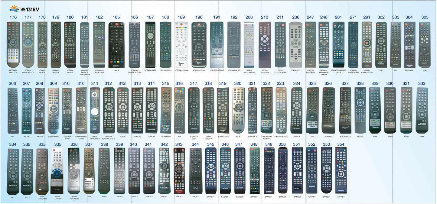 UNIVERSAL SMART TV Remote Controller for SASSIN SINGER SONAR SUPRA SANSUI SUPER GENERAL STAR-X STARIFE STARLIFE  STAR