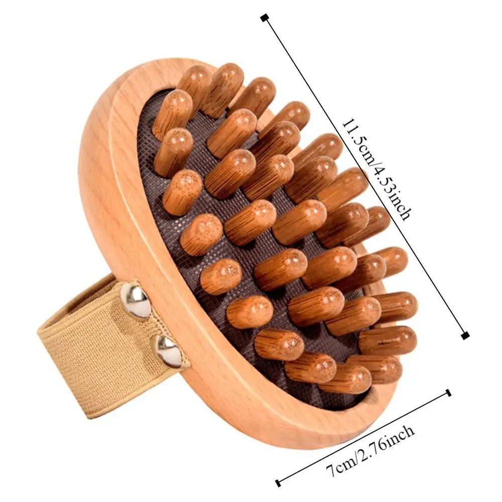 Elastic Airbag Scalp Massage Brush Eliminate Local Fat Handheld Acupoint Meridian Brush Portable Relaxation Tool