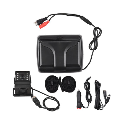 Baby Car Monitor 1080P Monitor Camera for Rear Facing Seat 4.3 Inch Folding Seat Mirror 150° Night Vision Baby Car Mirror Camera