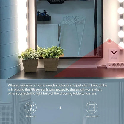 Zigbee 3.0 Human Motion Sensor Smart Home PIR Motion Sensor Infrared Detector Smart Life App Security Alarm Sensor Need Gateway