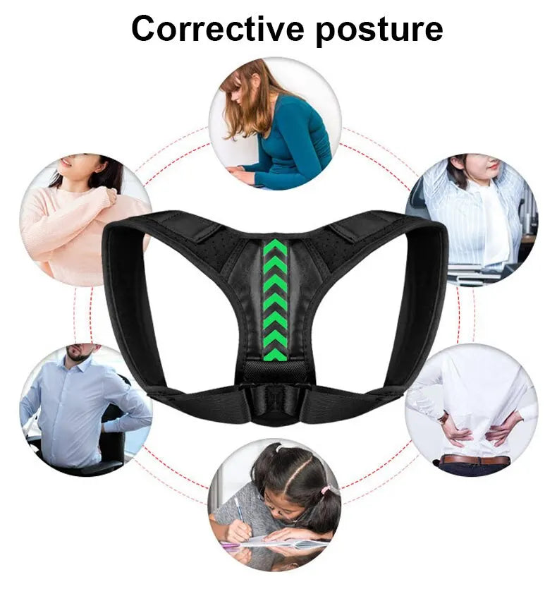 Posture Corrector Unisex Adjustable For Clavicle Support Providing Pain Relief for Neck Back Shoulder Reshape Your Body 1PC