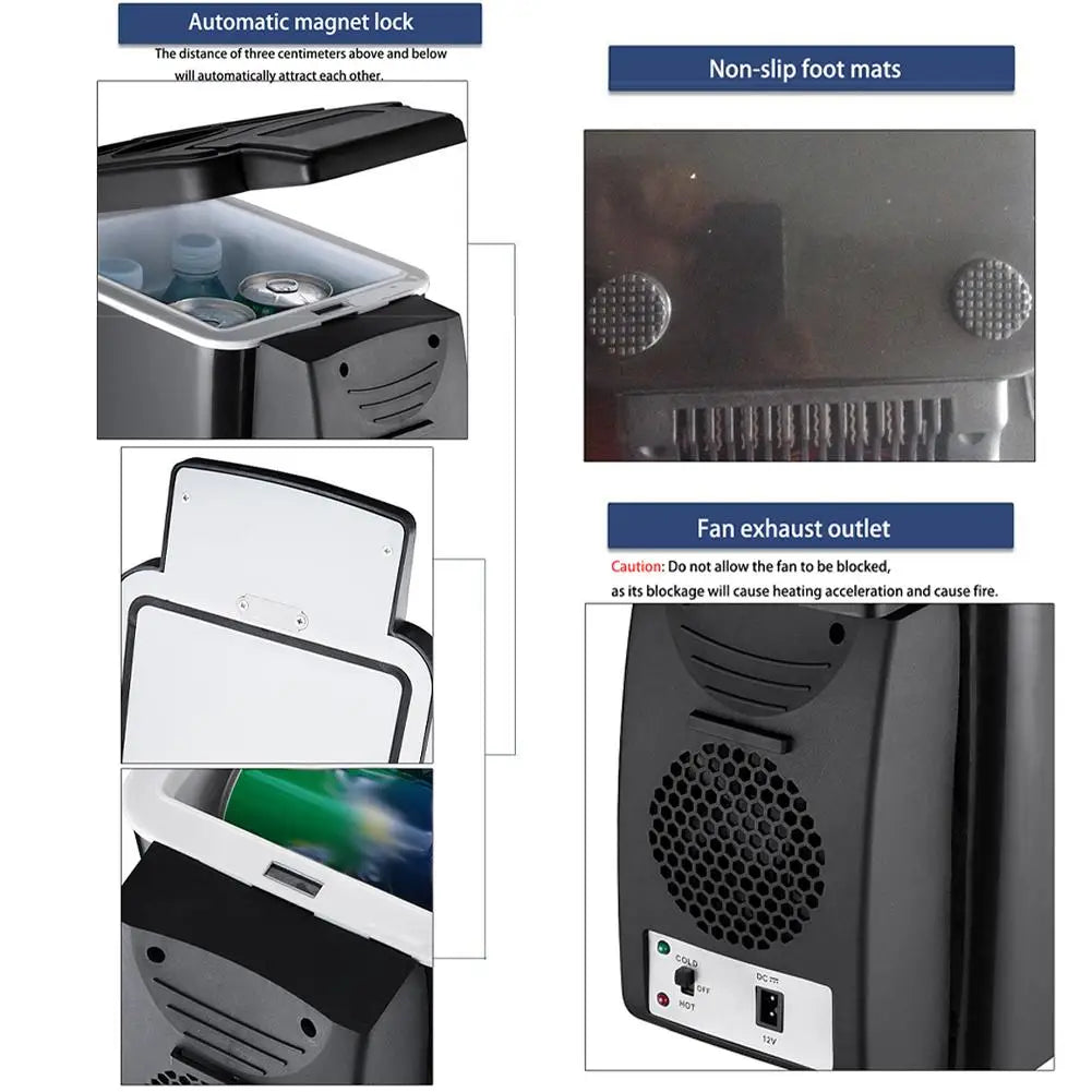 Mini Car Refrigerator Outdoor And Home Dual Use Portable Mini Fridge Refrigeration Refrigeration For Caravan Truck Home Camping