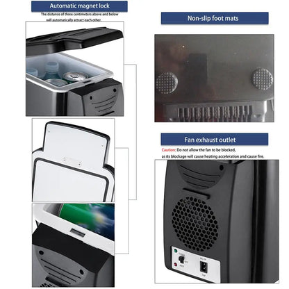 Mini Car Refrigerator Outdoor And Home Dual Use Portable Mini Fridge Refrigeration Refrigeration For Caravan Truck Home Camping