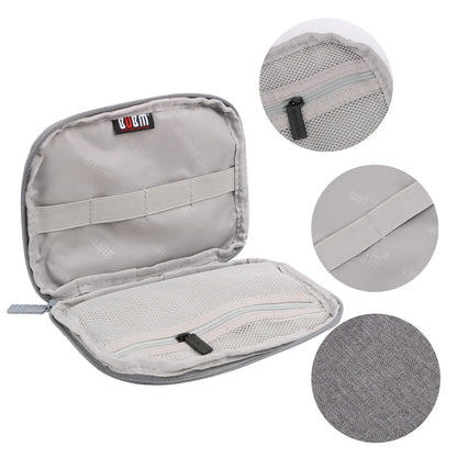 Travel Kit Case Pouch For USB Data Cable Earphone Wire pen Power bank Electronics Accessories Organizer Digital Storage Bag
