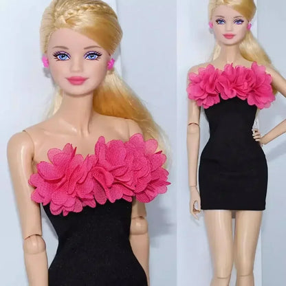 Fashion Doll Party Clothes Casual Wears Elegant PU Leather Coat 10 Styles Princess Windcoat Skirt 11.5