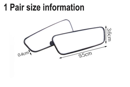Auto Mirror Adjustable Wide Angle Side Rear Mirror Blind Spot Convex Mirrors For Car Reverse Parking Auxiliary Rear View Mirror