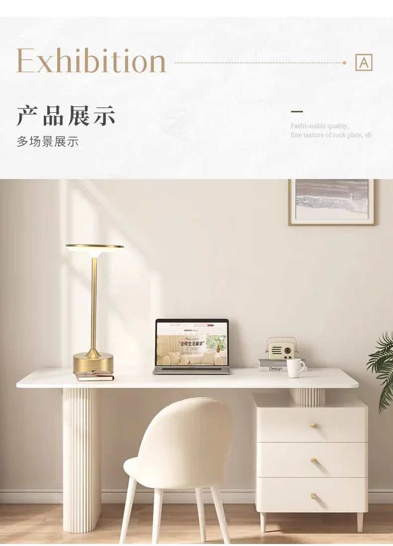 Decorative desk lamp bar bedroom camping ambient light study bedside eye protection led creative gift night light