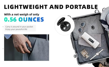 Quiet Ear Plugs for Sleeping Noise Reduction Super Soft Reusable Hearing Protection Anti noise earplugs for Concerts Travel Work