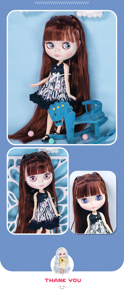 ICY DBS Blyth Doll Combo Clothes Shoes Hand Set Included Children Toy Gift 1/6 BJD Ob24 Anime Girl Azone M
