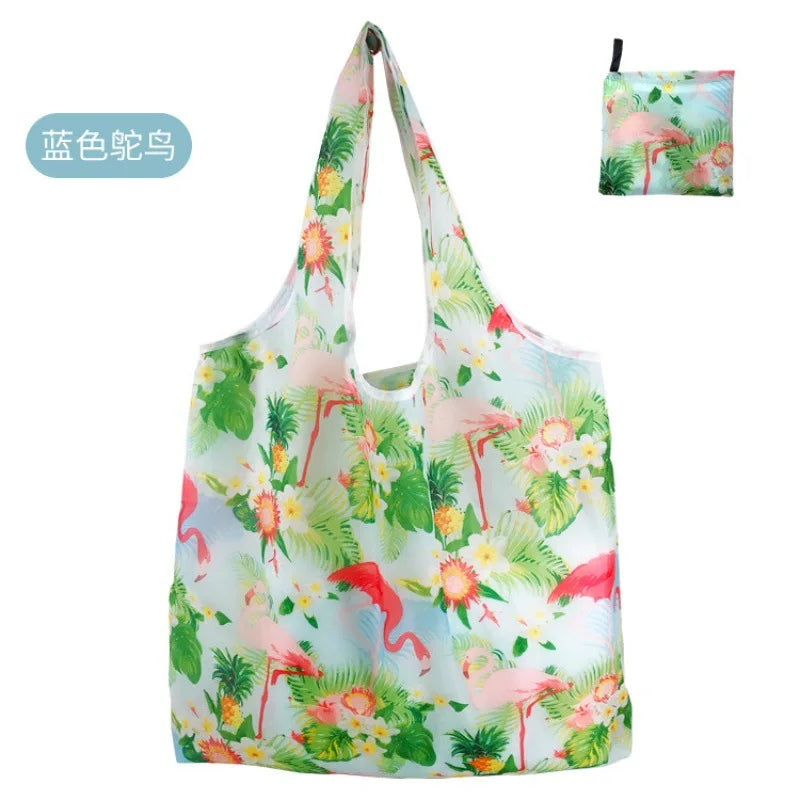 reusable bag Bag Large Foldable Shopping Bag Reusable Grocery Bag Tear-Proof Nylon Bag Suitable For Grocery Recycling Gift