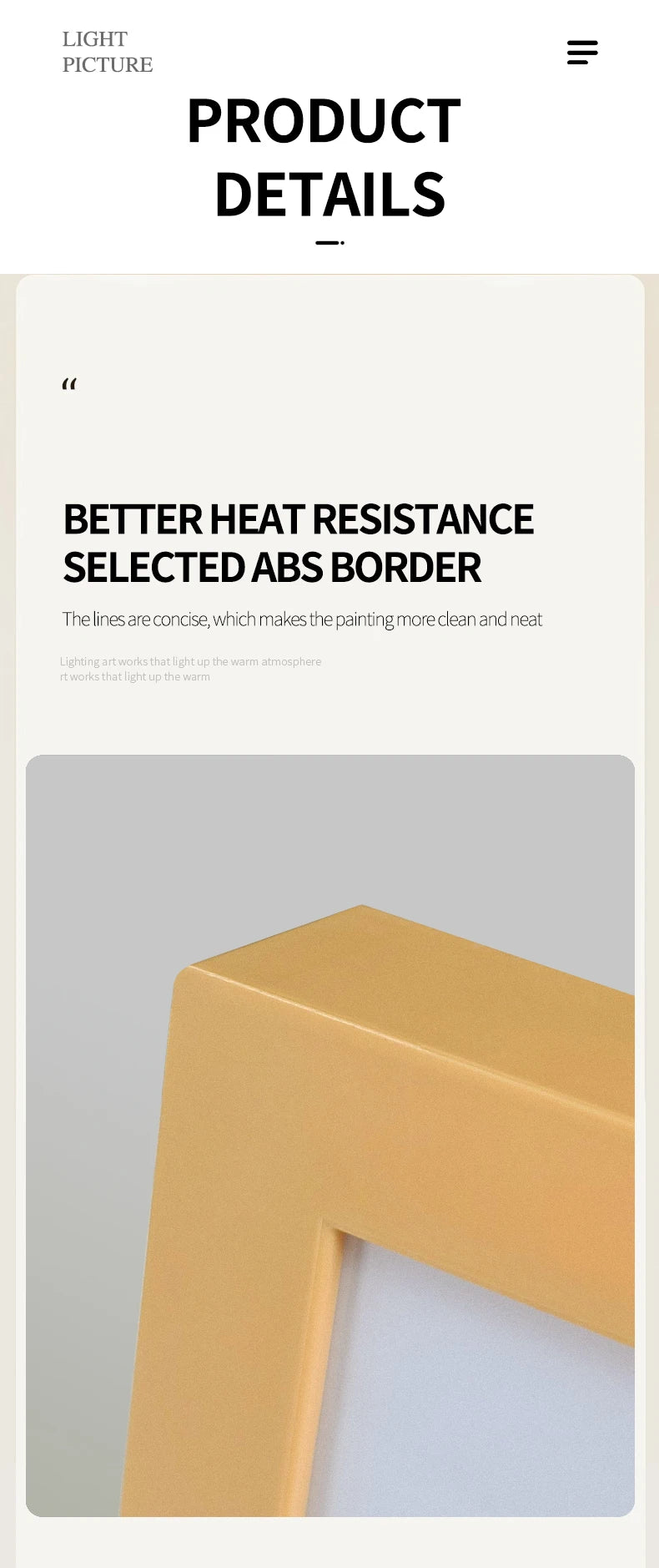 Beautiful LED Light Painting Indoor Sunlight Window Wooden Photo Light Dimming Wall Artwork Table Lamp Home Decor Night Lamp